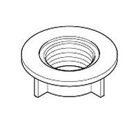 Dornbracht écrou FIL 24/19 queue-S 08101051790 45x45x15