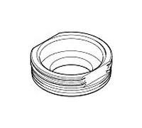 Dornbracht écrou M 35 x 2000 09231006790 brut
