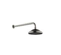 Dornbracht effet pluie 28545977-99 saillie 450 mm, platine foncé mat, avec raccord mural