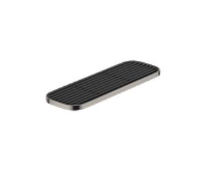 Dornbracht étagère modèle mural 83482970-99, sans insert de grille, 300 mm, platine noir mat