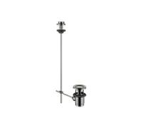 Dornbracht garniture de vidange 10200970-99 2000 2000 / 4 ", bouton à tirer pour installation debout, platine foncé mat