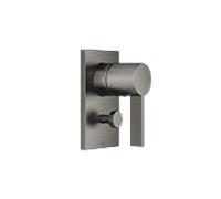 Dornbracht Garniture Imo 36120670-99 pour mitigeur de douche à encastrer, avec inverseur, platine foncé mat