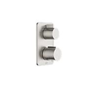 Dornbracht Garniture Lisse 36426845-06 pour thermostat à encastrer, avec contrôle de débit à deux voies, platine mat