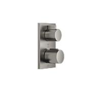 Dornbracht garnitures Imo 36427670-99 thermostat encastré, réglage du volume à trois voies, platine foncé mat