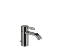 Dornbracht IMO Mitigeur monocommandé pour lavabos, avec garniture d'écoulement, saillie 125mm, 33500671-99, Couleur: foncé Platine mat
