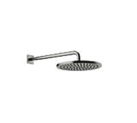 Dornbracht Imo douche à effet pluie 28679670-99 avec raccord mural, Ø 300 mm, platine foncé mat