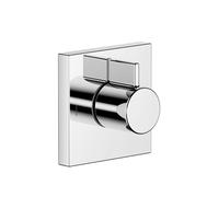 Dornbracht IMO inverseur encastré deux voies, rosace carrée 60x60mm, 36200985-33, Couleur: Noir Mat