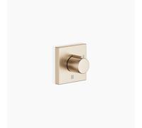Dornbracht IMO inverseur encastré trois voies, rosace carrée 60x60mm, 36210980-46, Couleur: Champagne brossé