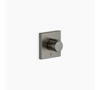 Dornbracht IMO inverseur encastré trois voies, rosace carrée 60x60mm, 36210980-99, Couleur: foncé Platine mat
