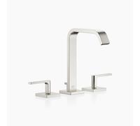Dornbracht IMO Mélangeur de lavabo à trois trous, avec garniture d'écoulement, saillie 165mm, 20713671-06, Couleur: Platine Mat