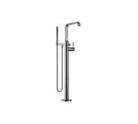 Dornbracht IMO Mitigeur monocommandé pour bain, avec tube de trop-plein pour montage indépendant, avec garniture de douche flexible, 25863671-19, Couleur: Chrome foncé