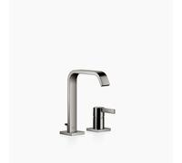 Dornbracht IMO Mitigeur de lavabo à deux trous, avec garniture d'écoulement, saillie 165mm, 29217671-19, Couleur: Chrome foncé
