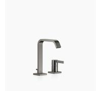 Dornbracht IMO Mitigeur de lavabo à deux trous, avec garniture d'écoulement, saillie 165mm, 29217671-99, Couleur: foncé Platine mat