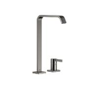 Dornbracht IMO mitigeur de lavabo deux trous 29218671-99 avec bec haut, platine foncé brossé