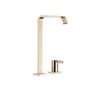 Dornbracht IMO Mitigeur lavabo 2 trous 29218671-27 avec bec haut, or clair brossé