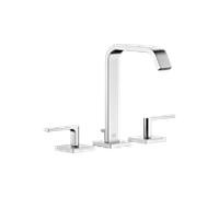Dornbracht IMO mitigeur lavabo trois trous 20713671-93 chrome brossé, avec garniture de vidage