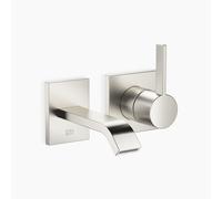 Dornbracht IMO Mitigeur monocommandé mural pour lavabos, sans vidage, saillie 140mm, 36860671-06, Couleur: Platine Mat
