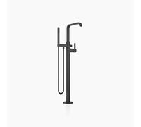 Dornbracht IMO Mitigeur monocommandé pour bain, avec tube de trop-plein pour montage indépendant, avec garniture de douche flexible, 25863671-33, Couleur: Noir Mat