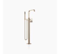 Dornbracht IMO Mitigeur monocommandé pour bain, avec tube de trop-plein pour montage indépendant, avec garniture de douche flexible, 25863671-27, Couleur: Light Gold brossé