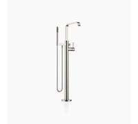 Dornbracht IMO Mitigeur monocommandé pour bain, avec tube de trop-plein pour montage indépendant, avec garniture de douche flexible, 25863671-06, Couleur: Platine Mat