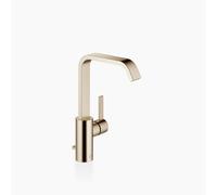 Dornbracht IMO Mitigeur monocommandé pour lavabos avec bec haut, avec garniture d'écoulement, saillie 170mm, 33528671-27, Couleur: Light Gold brossé