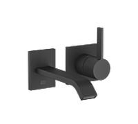 Dornbracht IMO Mitigeur monocommandé mural pour lavabos, sans vidage, saillie 170mm, 36861671-33, Couleur: Noir Mat