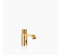 Dornbracht IMO robinetterie de lavabo, fonction ouverture/fermeture électrique, alimentation par pile, sans vidage, saillie 130mm, 44515670-28, Couleur: Laiton brossé