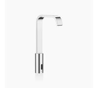 Dornbracht IMO robinetterie de lavabo, fonction ouverture/fermeture électrique, alimentation par pile/réseau, sans garniture de vidage, saillie 165mm, 44521670-93, Couleur: Chrome Mat