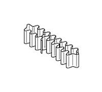 Dornbracht insert bec aérateur 093110010-07 nickelé
