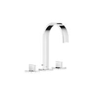 Dornbracht lavabo Dornbracht 3 trous match1 MEM chromé, saillie 165 mm, avec vidage