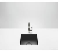 Dornbracht lavabo individuel, 450x400mm, acier vitrifié, 38450002-71, Couleur: Noir Mat
