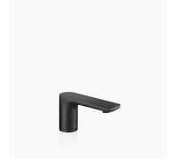 Dornbracht LISSÉ Bec déverseur pour lavabos sans garniture de vidage, saillie 130mm, 13700845-33, Couleur: Noir Mat