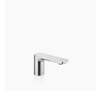 Dornbracht LISSÉ Bec déverseur pour lavabos sans garniture de vidage, saillie 130mm, 13700845-93, Couleur: Chrome brossé