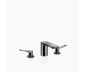Dornbracht LISSÉ Mélangeur de lavabo à trois trous avec garniture d'écoulement, 20713845-19, Couleur: Chrome foncé