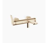 Dornbracht LISSÉ Mitigeur monocommandé pour bain, pour montage mural, sans garniture, 33200845-27, Couleur: Light Gold brossé
