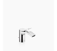Dornbracht LISSÉ Mitigeur monocommandé pour bidets avec garniture d'écoulement, saillie 123mm, 33600845-00, Couleur: chrome