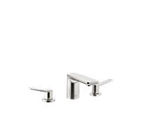 Dornbracht Lissß©, mß©langeur de lavabo ß trois trous avec vidange automatique, 20713845-06, Couleur: Platine Mat
