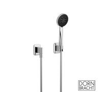 Dornbracht Lissé Set de douche avec raccord mural coudé et support, 3 jets, 27803845-00,