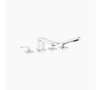 Dornbracht LULU Mitigeur de bain à quatre trous pour montage sur bord de baignoire ou de carrelage, 27512710-00, Couleur: chrome