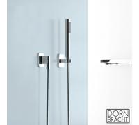 Dornbracht LULU Set de douche avec raccord mural coudé et support, 1 jet, 27808710-00,