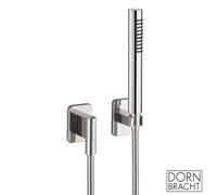Dornbracht LULU Set de douche avec raccord mural coudé et support, 1 jet, 27808710-06,