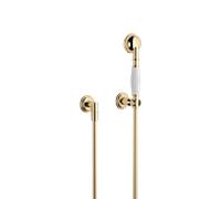 Garniture de douche flexible Dornbracht MADISON, avec rosaces individuelles rondes, 27803361-09, Couleur: laiton