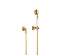 Garniture de douche flexible Dornbracht MADISON, avec rosaces individuelles rondes, 27803361-28, Couleur: Laiton brossé