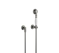 Garniture de douche flexible Dornbracht Madison, avec rosaces individuelles rondes, 27803361, Farbe: foncé Platine mat