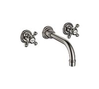 Dornbracht Madison 36712361-99 pour trois trous caché garniture de vidange mélangeur, sans match0, mat platine foncé