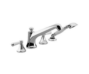 Dornbracht Madison Flair Mélangeur de rebord de baignoire 4 trous sans levier platine mat 27502370-06