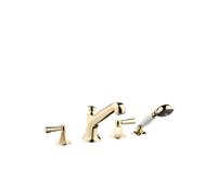 Dornbracht Madison Flair quatre trous 27502370-09 pour montage sur bord de baignoire / bord de carrelage, laiton