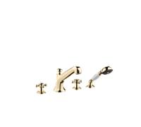 Dornbracht Madison mélangeur de bain à quatre trous 27502360-09 pour montage sur bord de baignoire / bord de carrelage, laiton