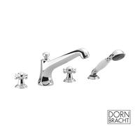 Dornbracht MADISON mitigeur bain 4 trous pour montage sur jante de baignoire, saillie 225 mm, 27502360-00, Couleur: chrome