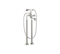 Dornbracht MADISON Mélangeur bain/douche à deux trous pour montage indépendant, avec garniture de douche manuelle, 25943360-08, Couleur: platine